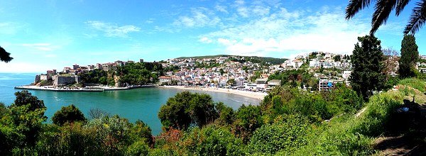Ulcinj Montenegro — 13 km Long Beach (Velika Plaža) on the Adriatic Sea